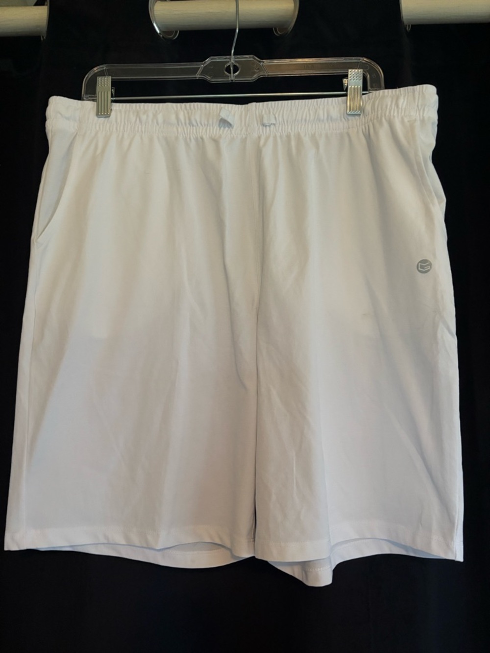 Women's White Athletic Shorts - Lightweight Active Performance